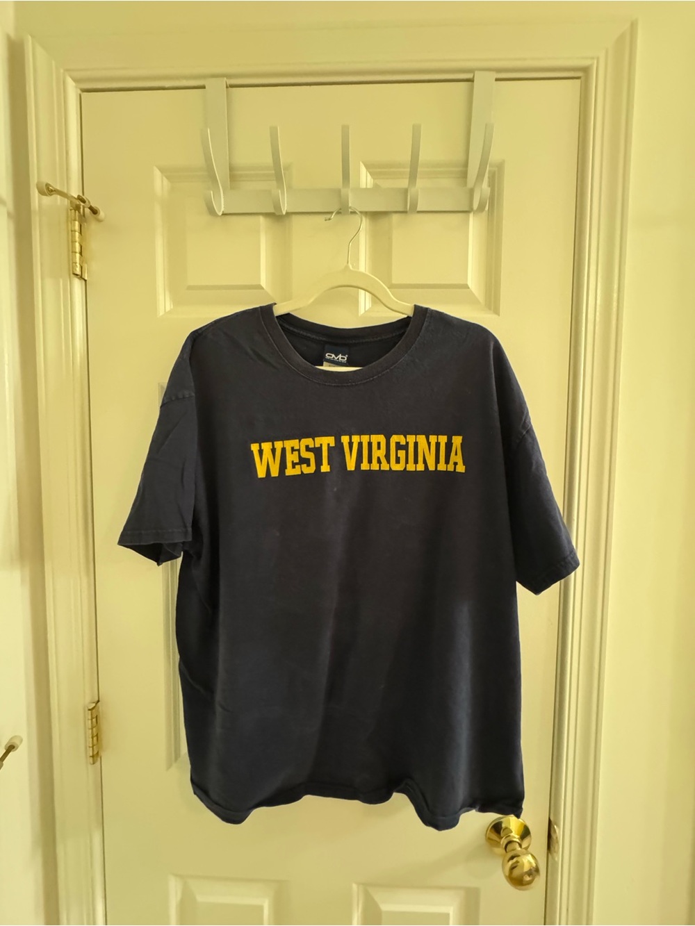 West Virginia Navy Short-Sleeve Graphic Tee